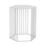 Modern Hexagonal Metal Black Plant Stand with Shelves Image - 9