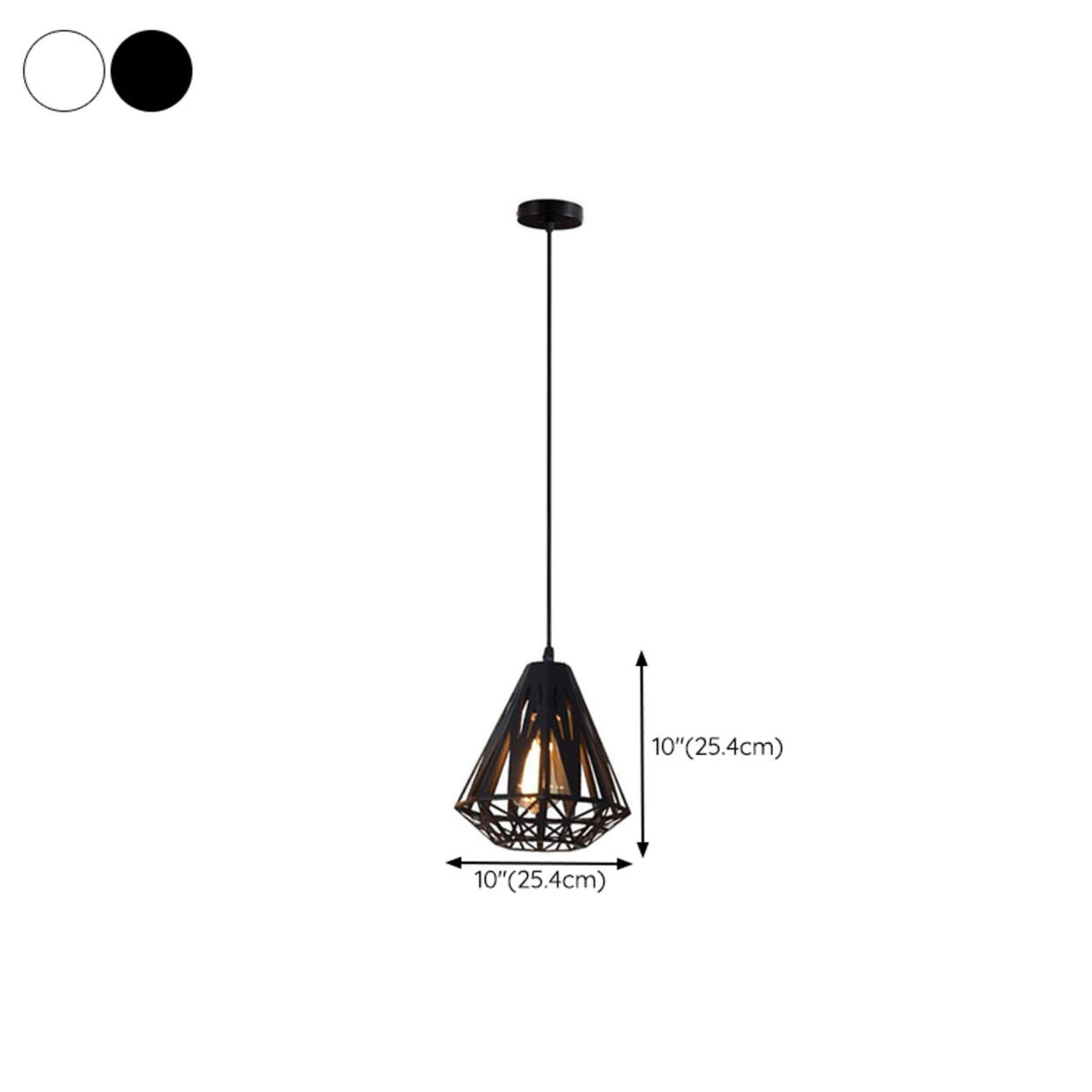 Modern Industrial Metal Geometric Pendant Lighting  