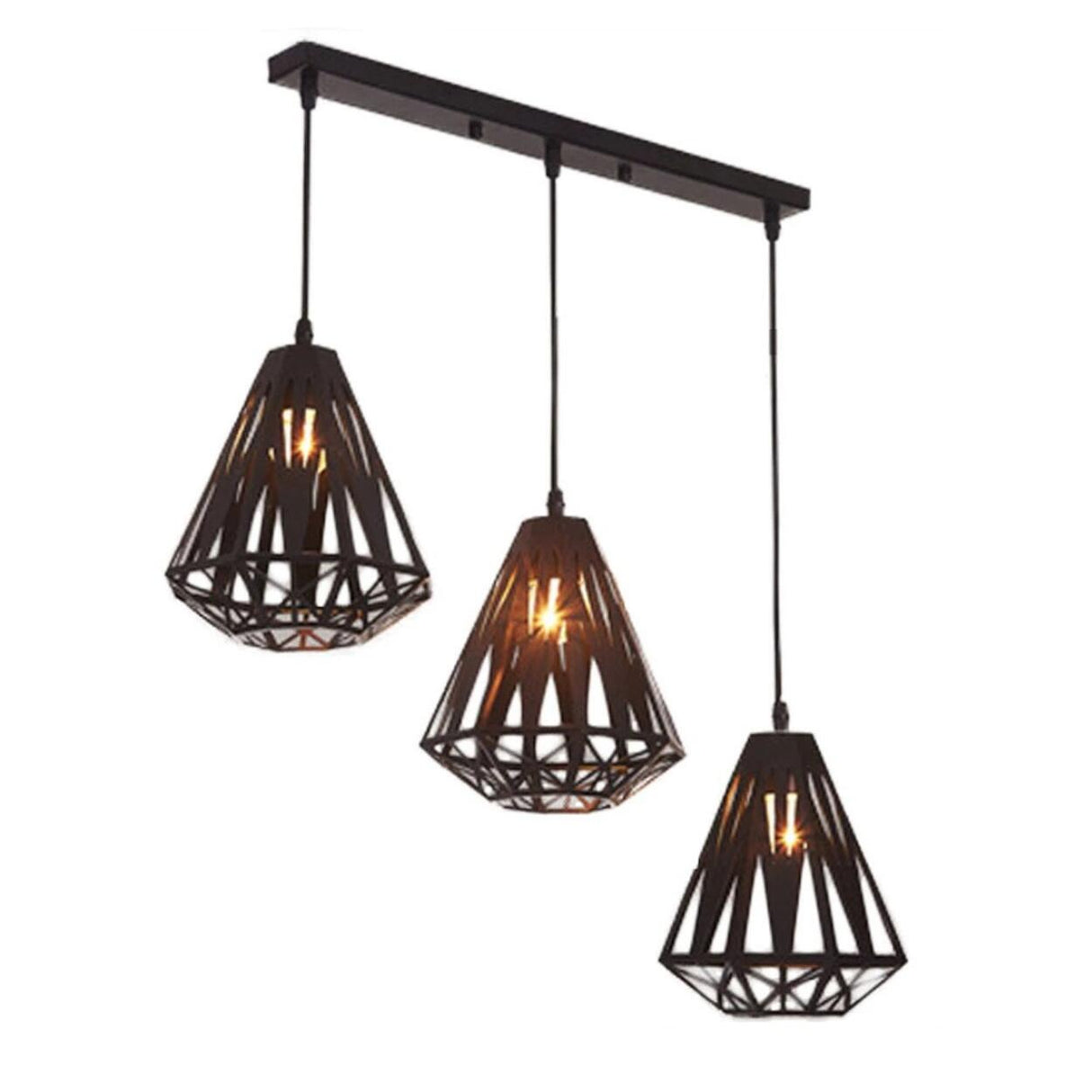 Modern Industrial Metal Geometric Pendant Lighting  Image - 7