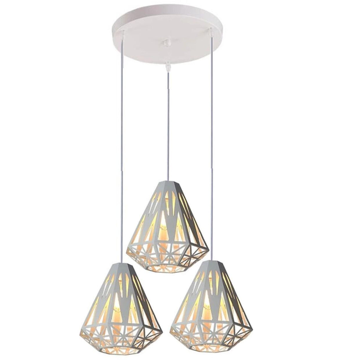 Modern Industrial Metal Geometric Pendant Lighting  Image - 8