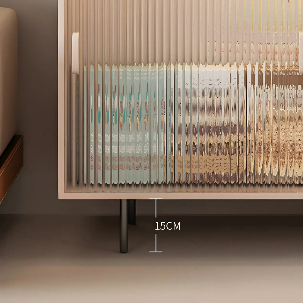 Modern L-Shaped Extendable Bar Table with Storage Image - 8
