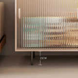Modern L-Shaped Extendable Bar Table with Storage Image - 8
