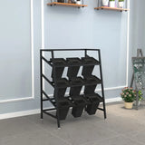 Modern Ladder Metal Indoor Large Plant Stands Gold Image - 14