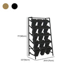 Modern Ladder Metal Indoor Large Plant Stands Gold Image - 23