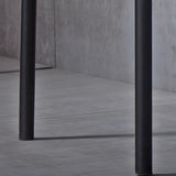 Modern Leather Low Back Saddle Counter Height Bar Stool Image - 11