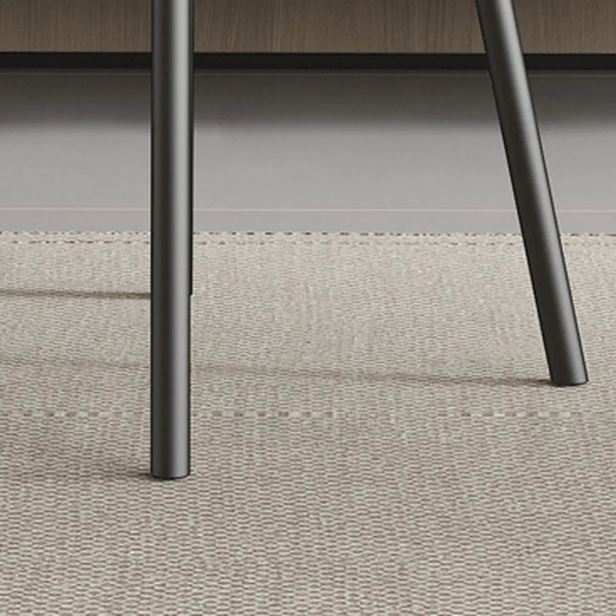 Modern Leather Padded Swivel Upholstered Dining Chair Image - 14