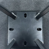 Modern Leather Upholstered Accent Dining Chair with Back Image - 20