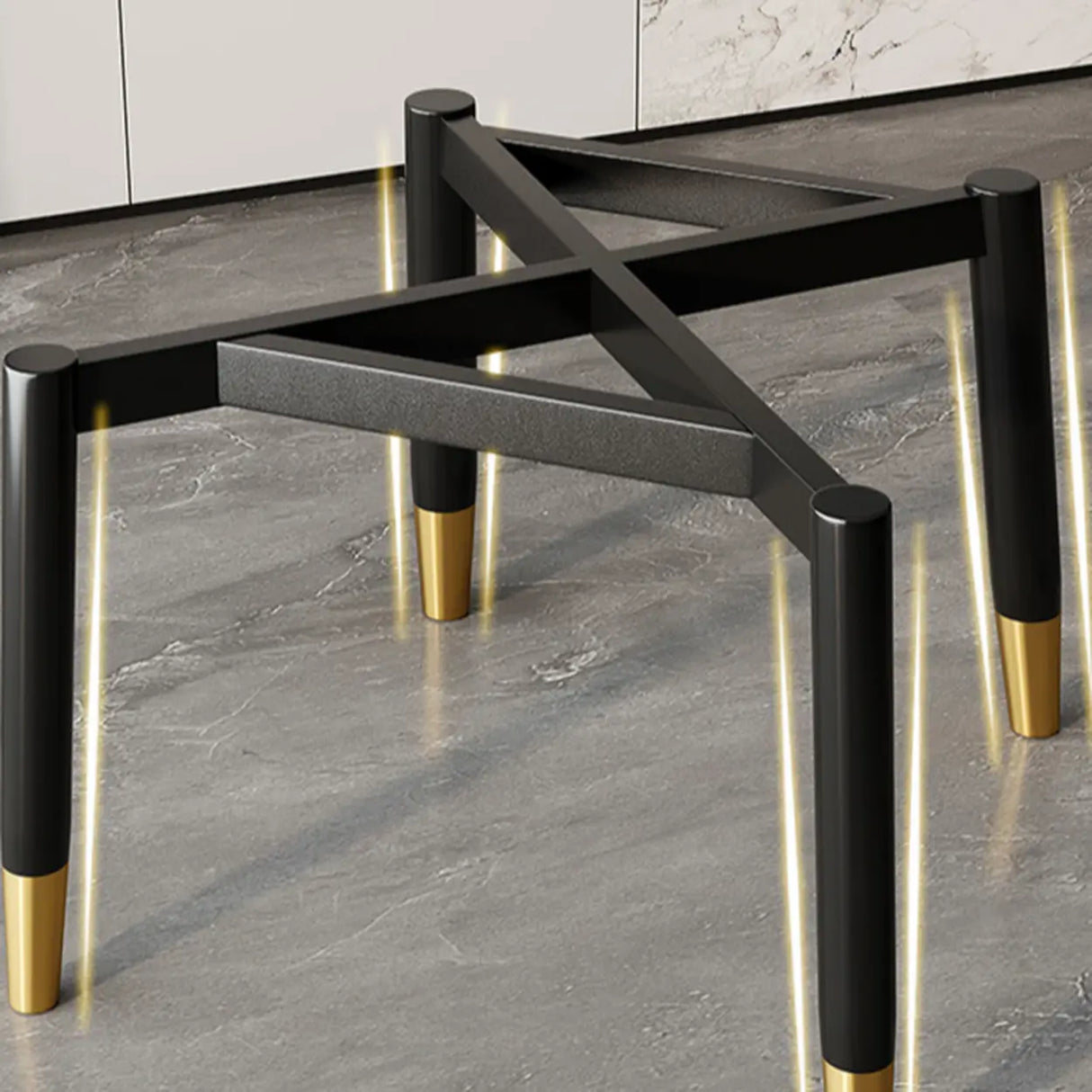 Modern Leather Upholstered Dining Chair with Armrests Image - 12