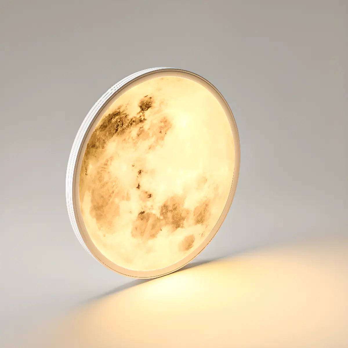 Modern LED Geometric Acrylic White Ceiling Light Image - 12