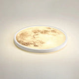 Modern LED Geometric Acrylic White Ceiling Light Image - 6