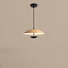 Modern Led String Pendant Light Wood and Black  Image - 3