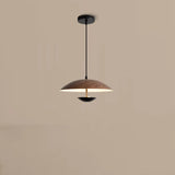 Modern Led String Pendant Light Wood and Black  Image - 4