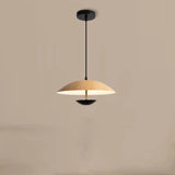 Modern Led String Pendant Light Wood and Black  Image - 5