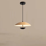 Modern Led String Pendant Light Wood and Black  Image - 6