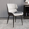 Modern Letaher Cushioned Upholstered Wingback Dining Chair Image - 5