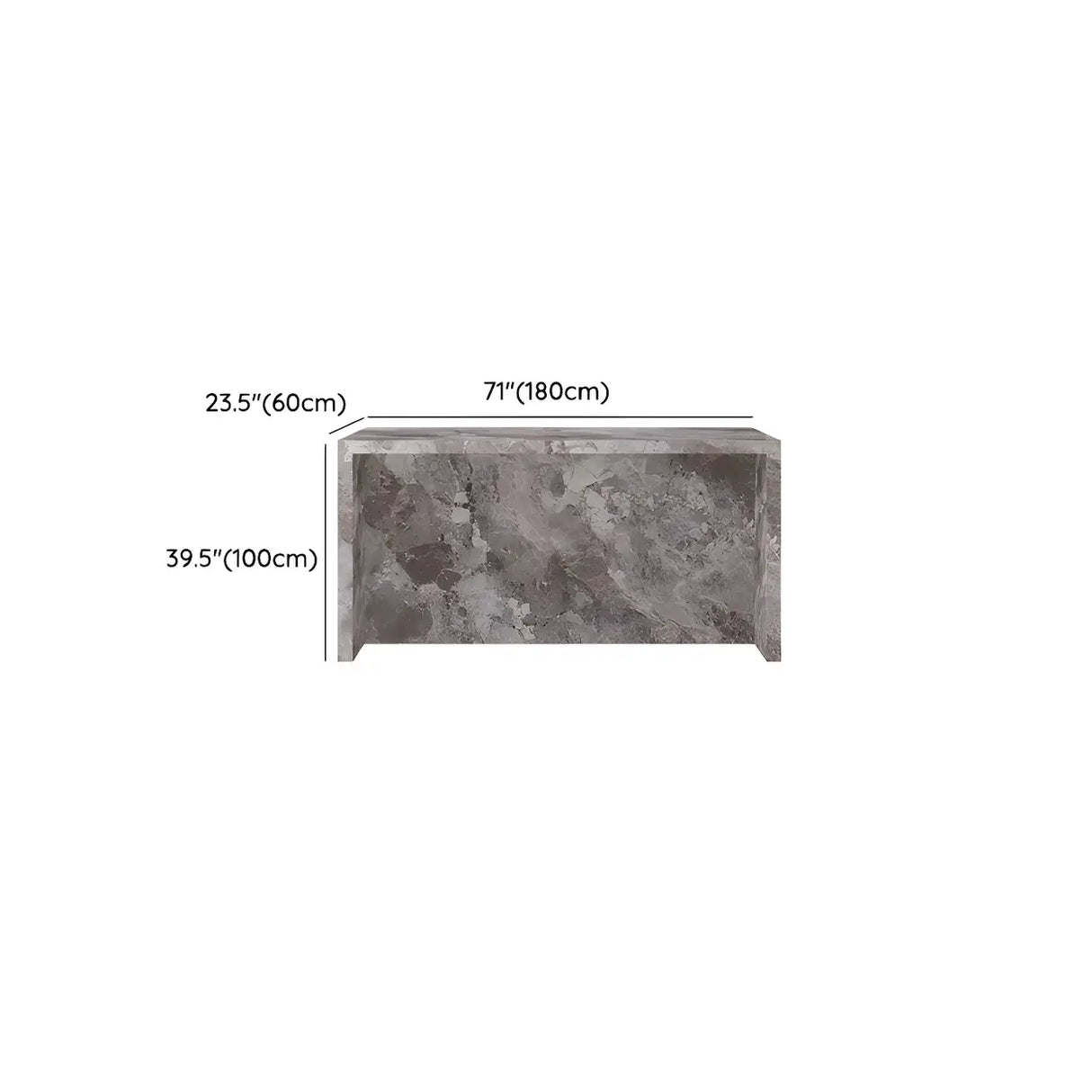 Modern Marble Kitchen Island Counter Height Bar Stool Image - 11