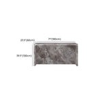 Modern Marble Kitchen Island Counter Height Bar Stool Image - 11