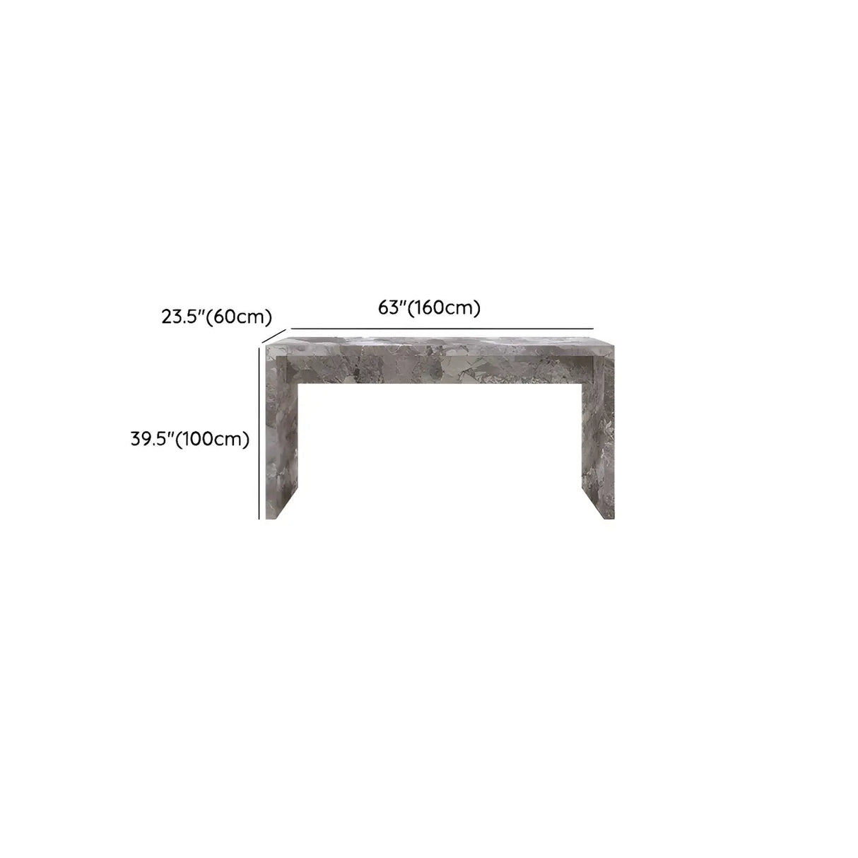Modern Marble Kitchen Island Counter Height Bar Stool Image - 13