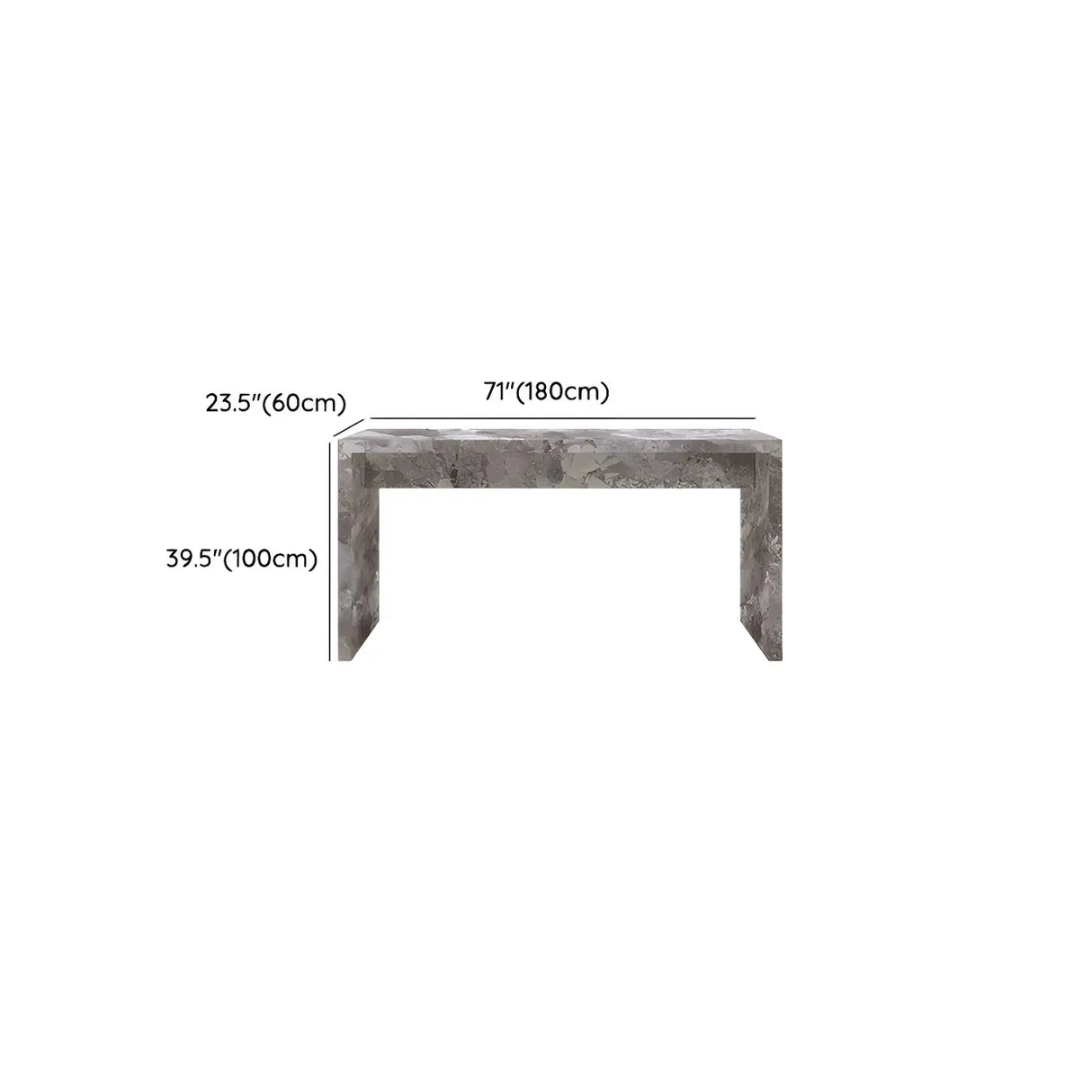 Modern Marble Kitchen Island Counter Height Bar Stool Image - 14
