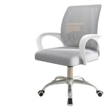Modern Mesh Back Adjustable Black Office Task Chair Image - 10
