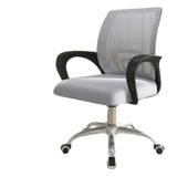 Modern Mesh Back Adjustable Black Office Task Chair Image - 3