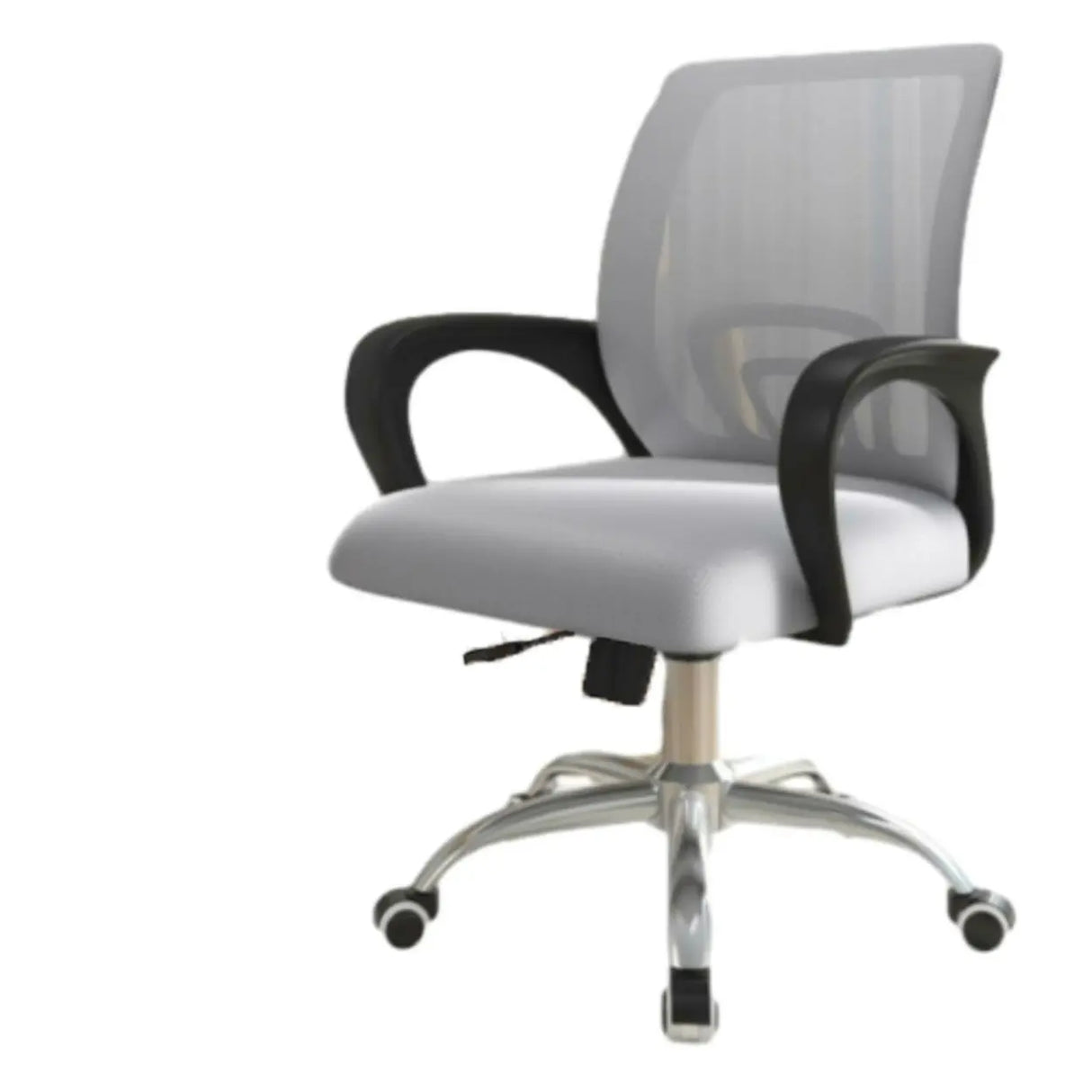 Modern Mesh Back Adjustable Black Office Task Chair Image - 8