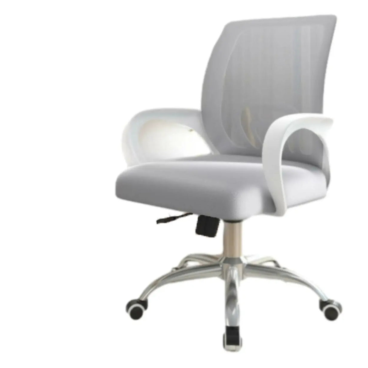 Modern Mesh Back Adjustable Black Office Task Chair Image - 9