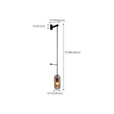 Modern Mesh Cylinder Clear Glass Gold Wall Sconce Image - 26