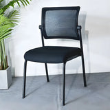 Modern Mesh Metal Frame Black Ergonomic Office Chair Image - 5