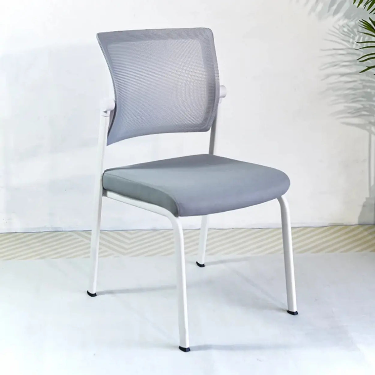 Modern Mesh Metal Frame Black Ergonomic Office Chair Image - 6