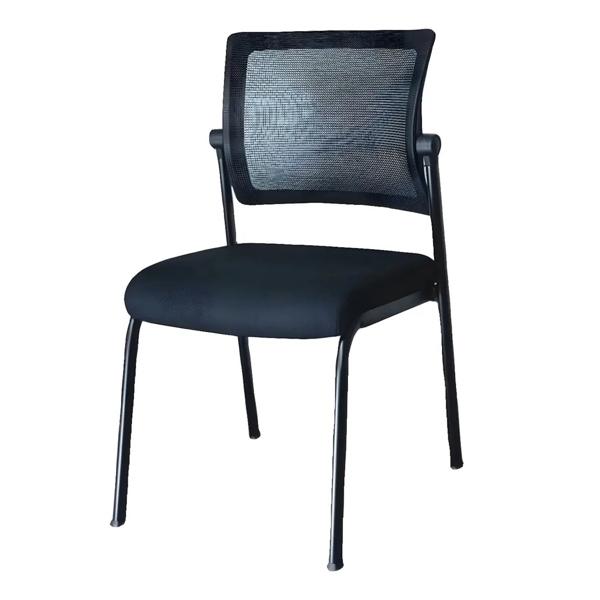 Modern Mesh Metal Frame Black Ergonomic Office Chair Image - 9