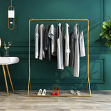 Modern Metal Gold-Black Freestanding Coat Rack Organizer Image - 20