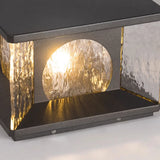 Modern Metal Solar LED Square Fence Pillar Cap Light Image - 3