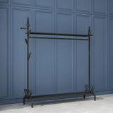 Modern Metal White Freestanding Coat Rack with Storage Image - 25