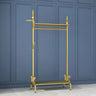 Modern Metal White Freestanding Coat Rack with Storage Image - 7