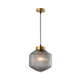 Modern Mini Geometric-Shaped Glass Pendant Light Image - 8