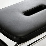 Modern Minimalist Bedroom Genuine Leather Entryway Bench Image - 7