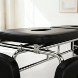 Modern Minimalist Bedroom Genuine Leather Entryway Bench Image - 9