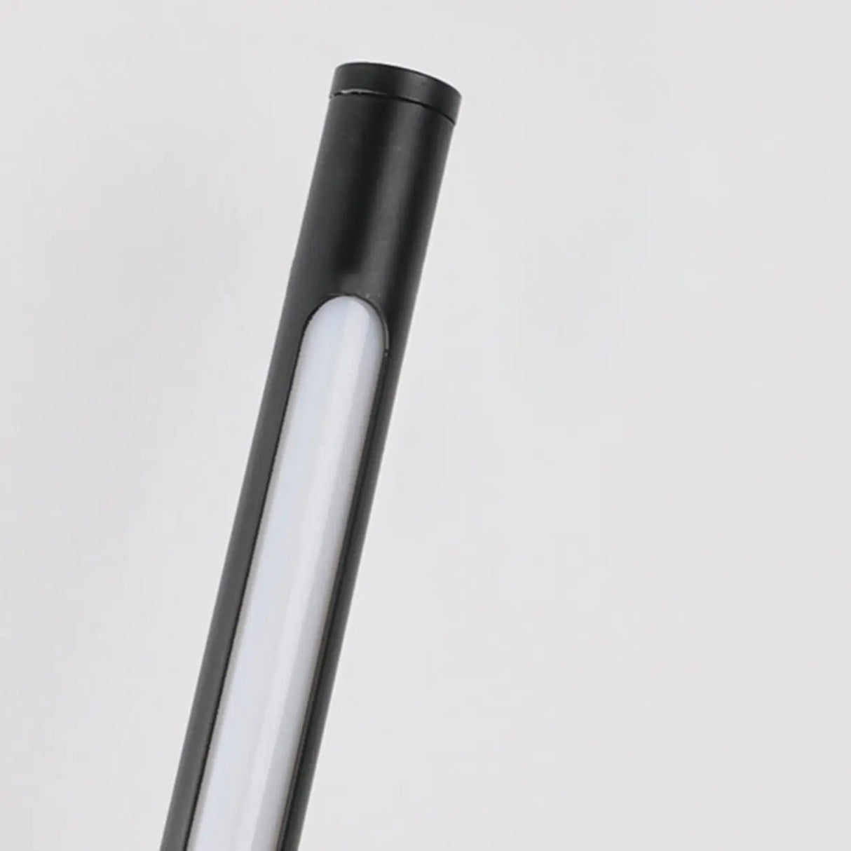 Modern Minimalist Black Vertical Wall Vanity Light Image - 10