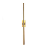 Modern Minimalist Black Vertical Wall Vanity Light Image - 6