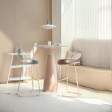 Modern Minimalist Cone-Base Bistro Bar Height Table Image - 1