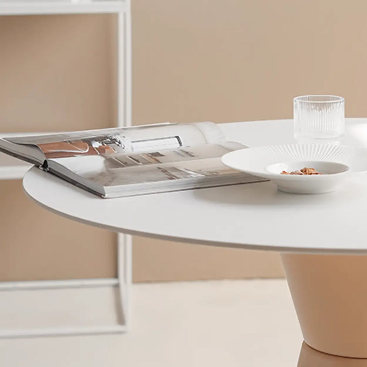 Modern Minimalist Cone-Base Bistro Bar Height Table Image - 11