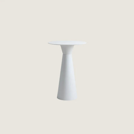 Modern Minimalist Cone-Base Bistro Bar Height Table Image - 2