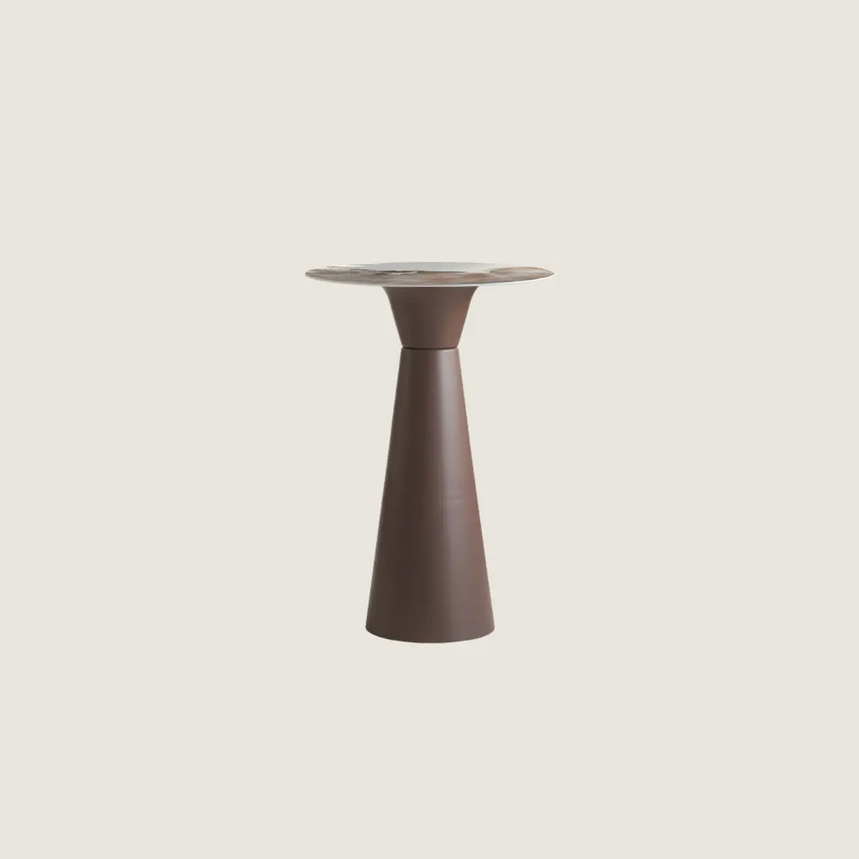 Modern Minimalist Cone-Base Bistro Bar Height Table Image - 7