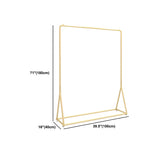 Modern Minimalist Metal Gold Large Standing Coat Rack Image - 16