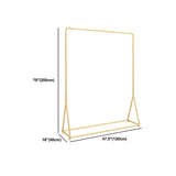 Modern Minimalist Metal Gold Large Standing Coat Rack Image - 20