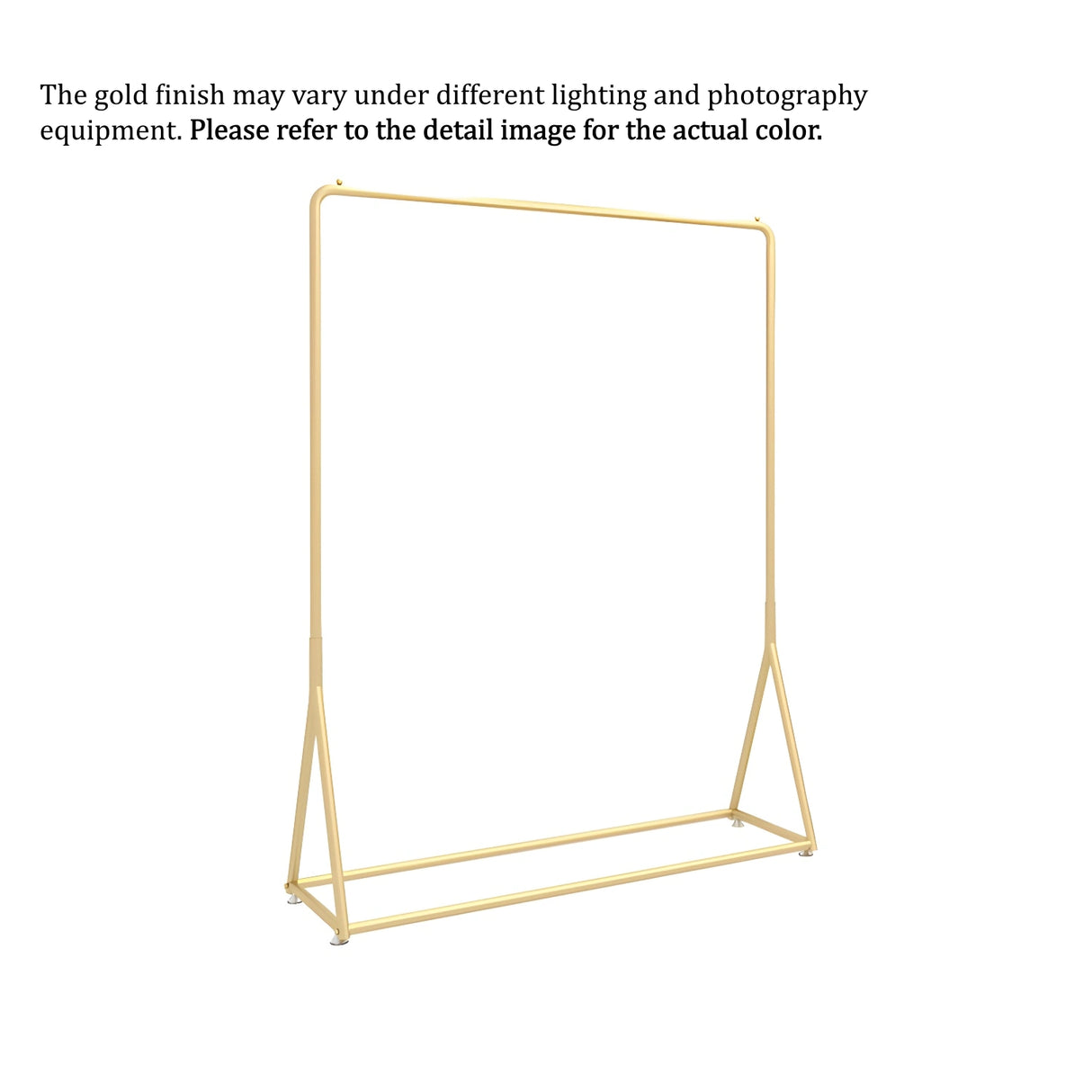 Modern Minimalist Metal Gold Large Standing Coat Rack Image - 22