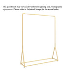 Modern Minimalist Metal Gold Large Standing Coat Rack Image - 22
