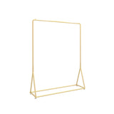 Modern Minimalist Metal Gold Large Standing Coat Rack Image - 5