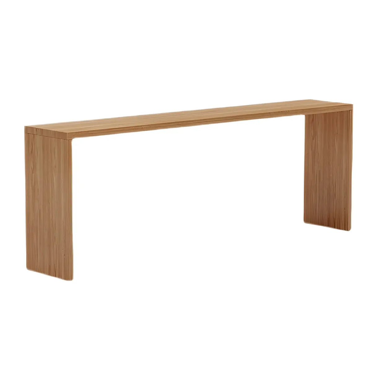 Modern Minimalist 	Rectangular Wood Bar Table for Cafe Image - 5
